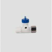 Врізка пластикова 3/8"-1/4"-3/8" з краном - AR-HAV-M-38 - фото, описание, отзывы, купить, характеристики